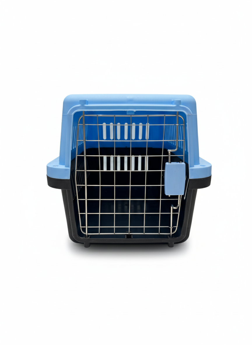 Groovy Cat Carrier Box Size M 60*30 Cm Blue.