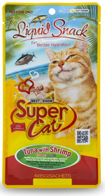 Super Cat Liquid Snack Tuna & Shrimp 4*15g