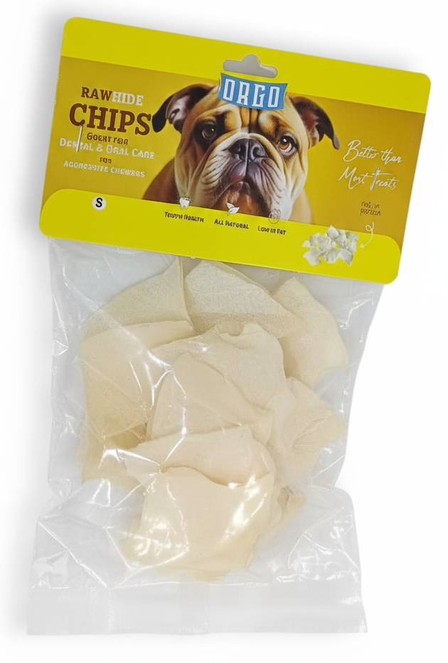 Orgo Rawhide Chips Dental & Oral Care 100gm.
