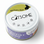 Catsome Grain Free Chicken & Shrimp Cat Canned Food Gravy 80g.