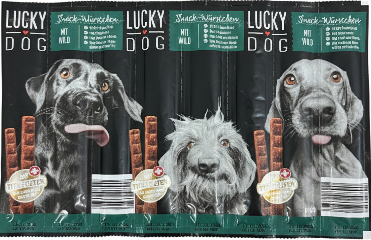 Lucky Dog Mit Wild Snack For Adult Dogs 8pcs 889g