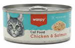 Wanpy Can Chicken & Salmon wet cat food 95g