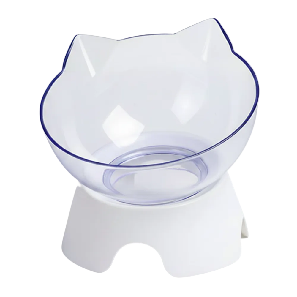 Raised Cat Bowl with Non-Slip Stand for Cats or Small Dogs.