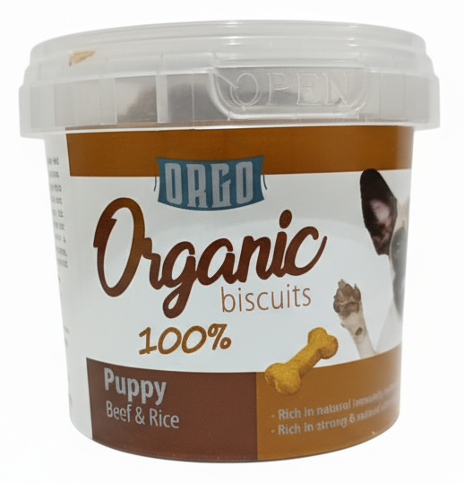 Orgo Biscuits Treat ForPuppyBeef & Rice 150 G