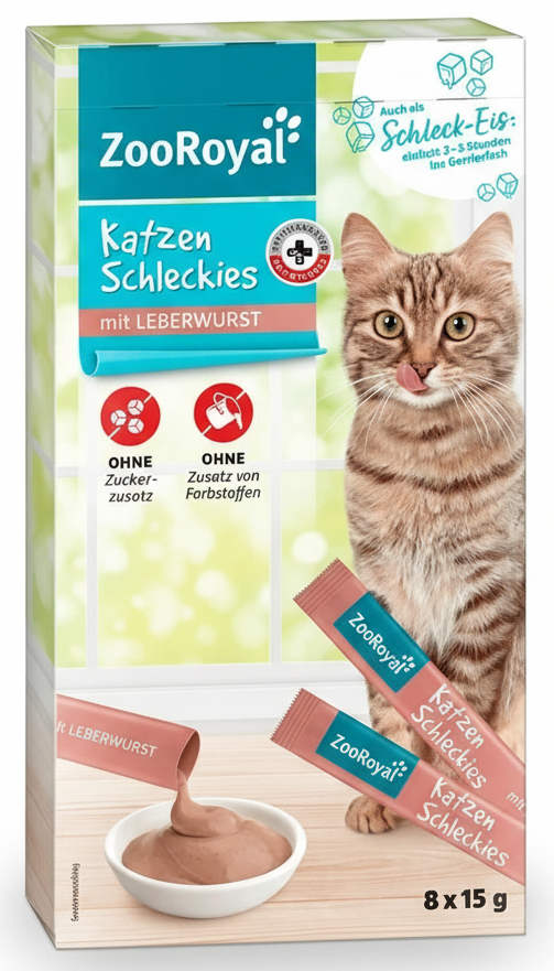 ZooRoyal Creamy Cat Snack with Liver 120g.