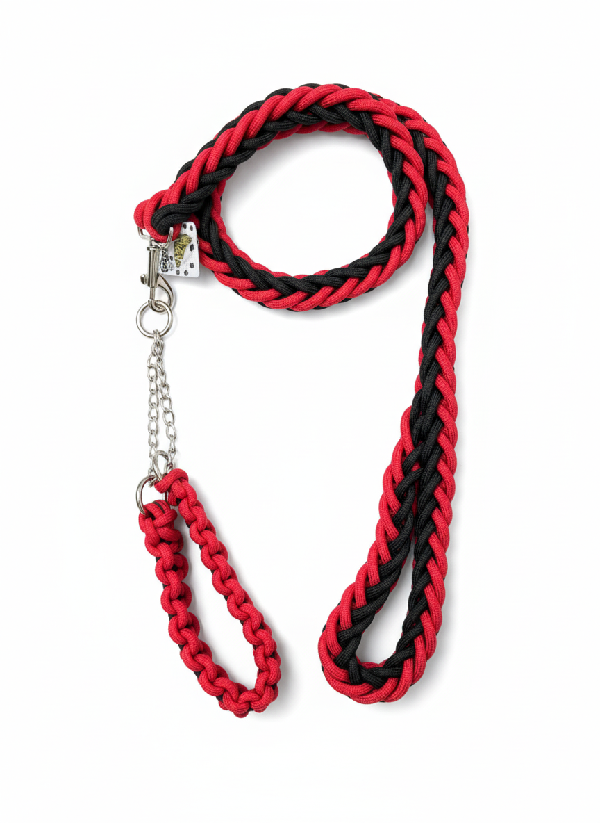 MouSsa Nylon Pet Collars Dog Rope Leash XL.