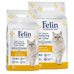 Felin Cat litter CLUMPING with limon scent 10 L.