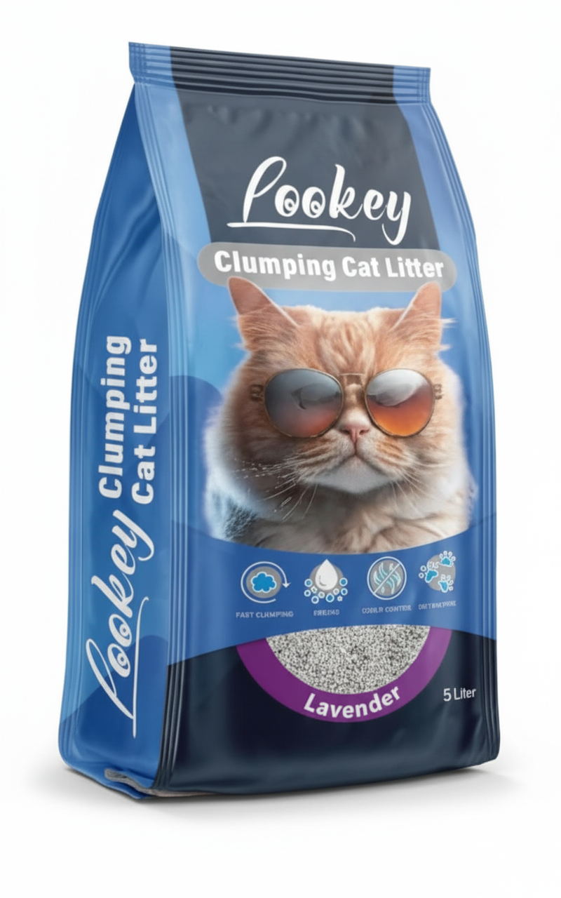 Lookey cat litter Lavender 5L.