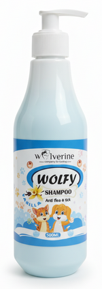 WOLFY SHAMPOO VANILLAANTI FLEA / TICK 500 ML