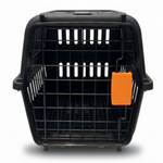 Naomi Pet Crate Black - With Bowl and Plastic Pad 45.5*31*30.5cm.