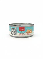 Wanpy Can Chicken & Shrimp wet cat food 95g