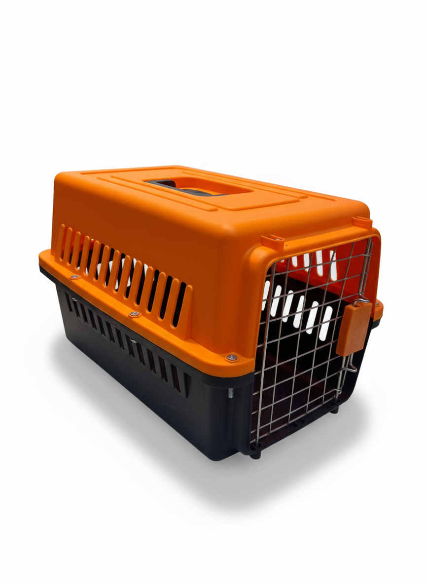 Groovy Cat Carrier Box Size S 45*28Cm Orange.
