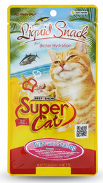 Super Cat Liquid Snack Tuna & Scallop 4*15g