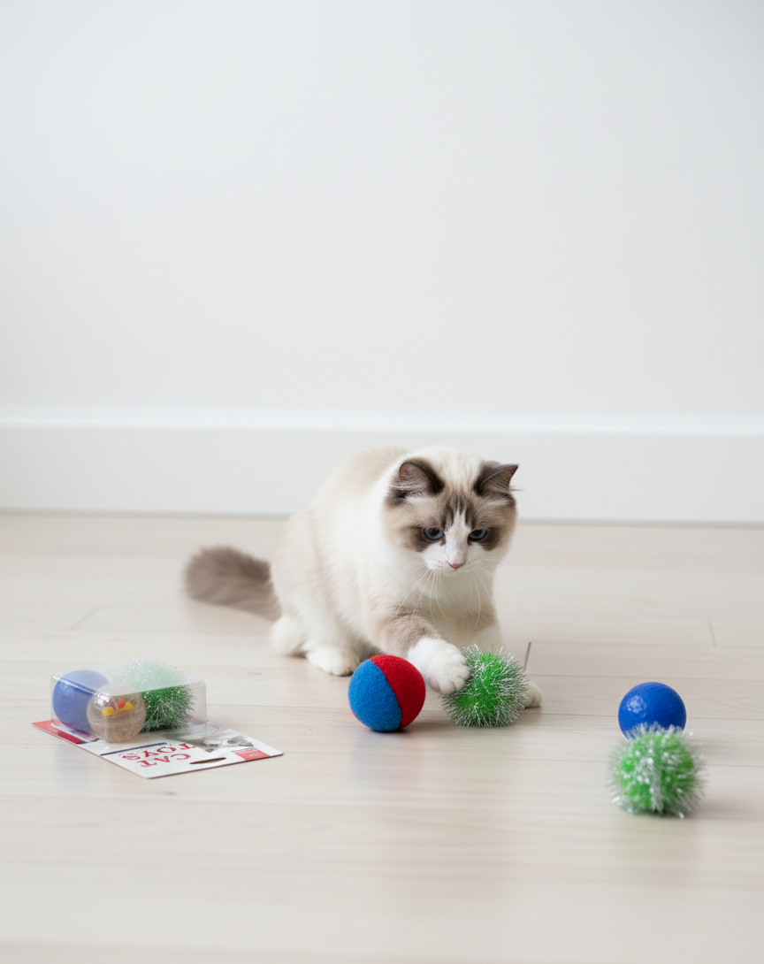 Nunbell Cat Toys 4 Ball