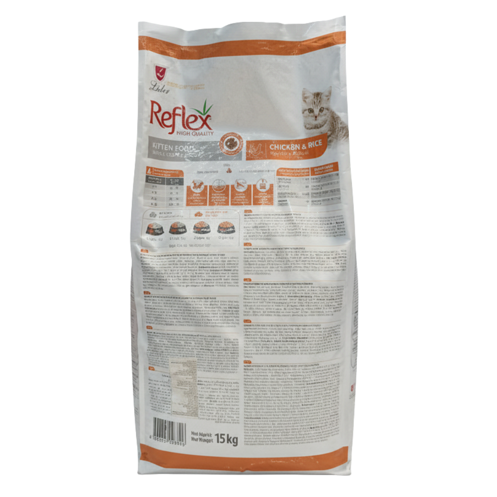 Reflex Kitten With Chicken & Rice 15kg.