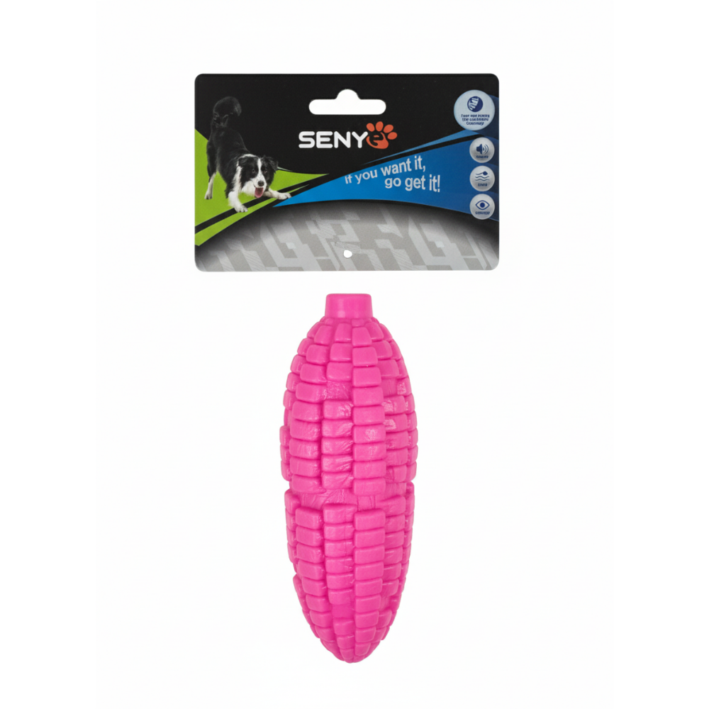 Senye Corn Shaped Squeaky Dog Toy.