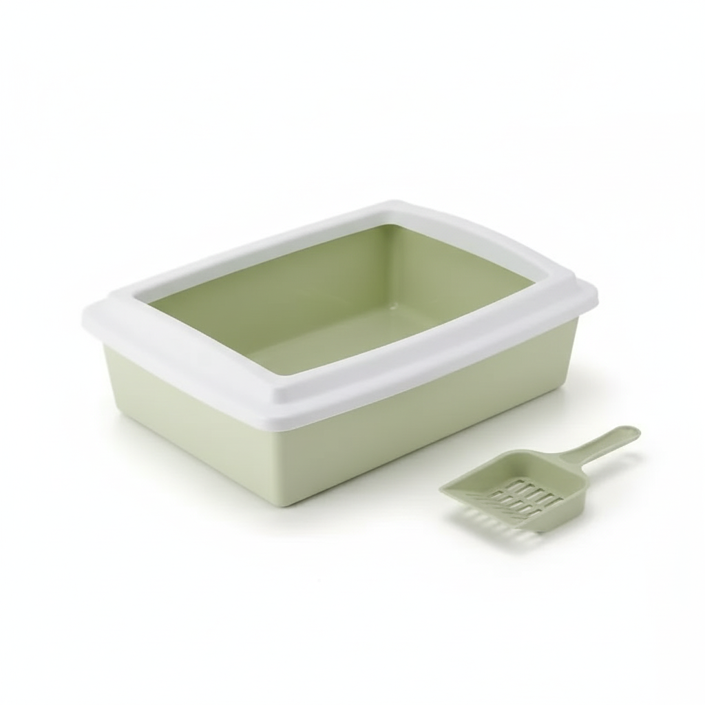 Cat Litter Box With Scoop.