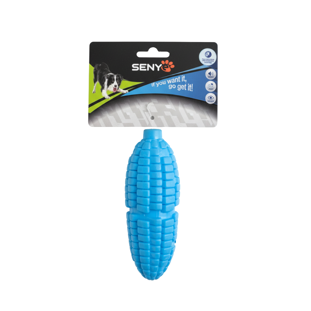 Senye Corn Shaped Squeaky Dog Toy.