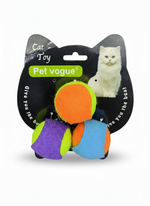 CAT TOY 3 BALLS TENNIS S.