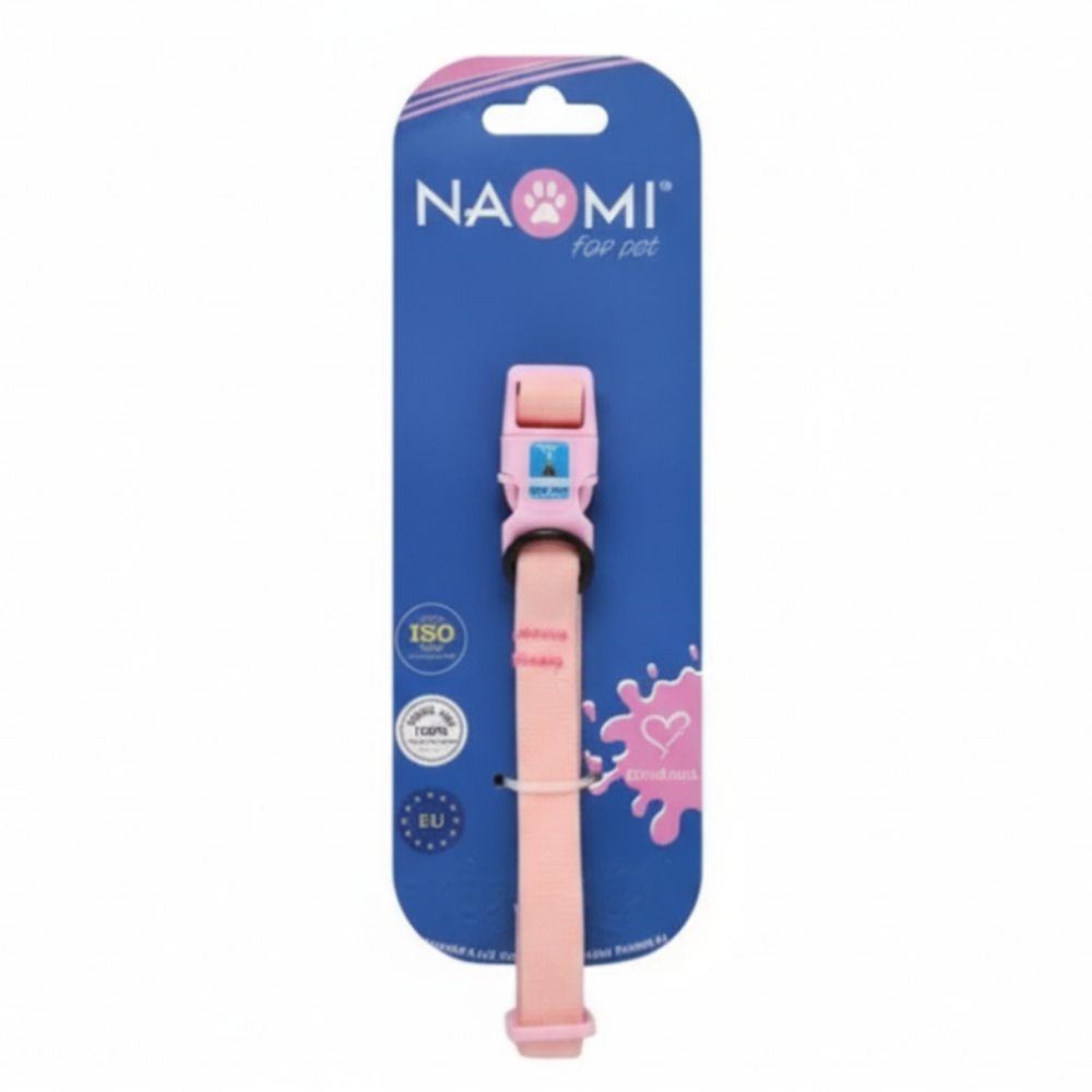 Naomi Light Pink Dog Collar.