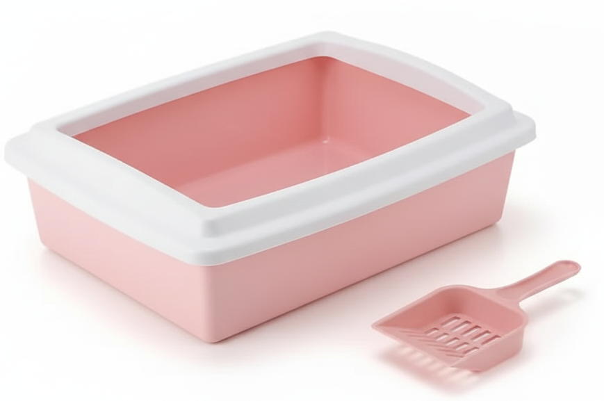 Cat Litter Box With Scoop.