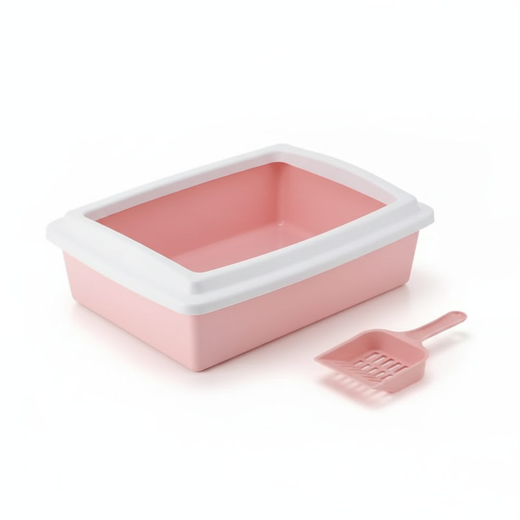 Cat Litter Box With Scoop.