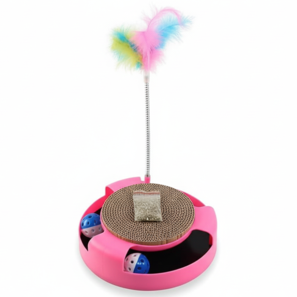 Round Scratching Toy For Cats.