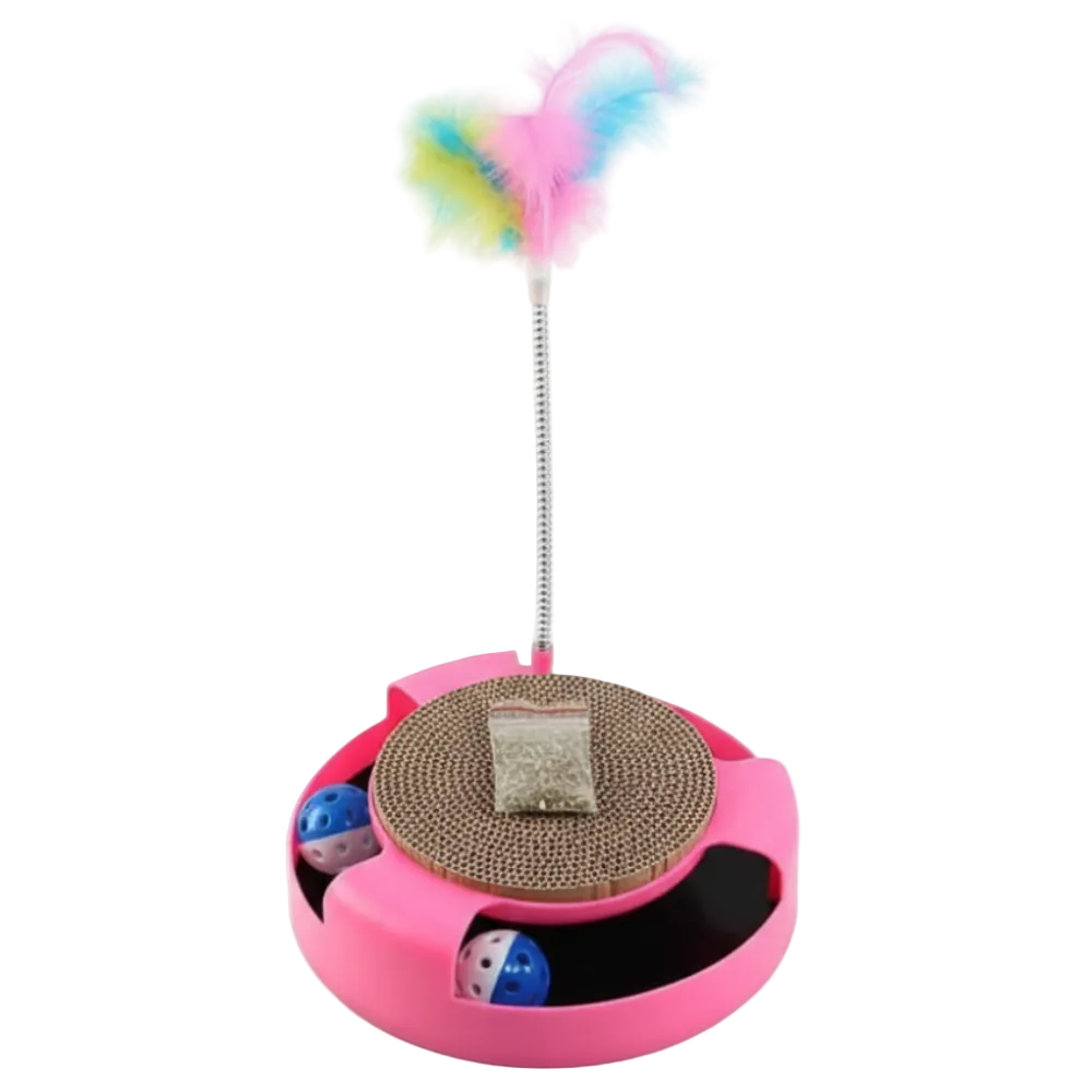 Round Scratching Toy For Cats.