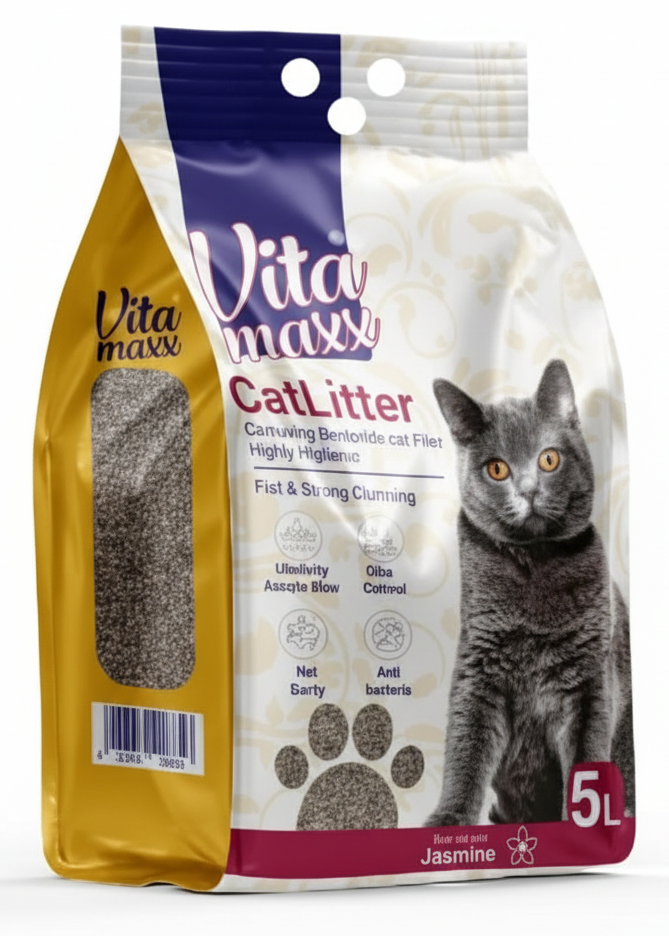 VITA MAX CAT LITTER CLUMPING JASMINE 5 L.