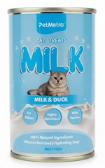 Petmetro Milk + Duck For Kitten Can 155Ml.
