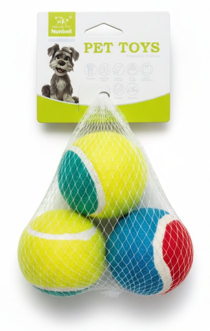 Nunbell Dog Toy 3 Tennis