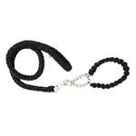 2-in-1 Heavy Duty Adjustable Dog Collar and Braided Loop Leash for Large and Medium Dogs.