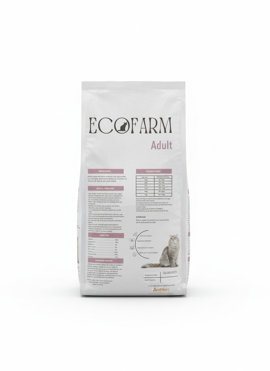 Eco Farm Dry Food For Adult Cats 4K.