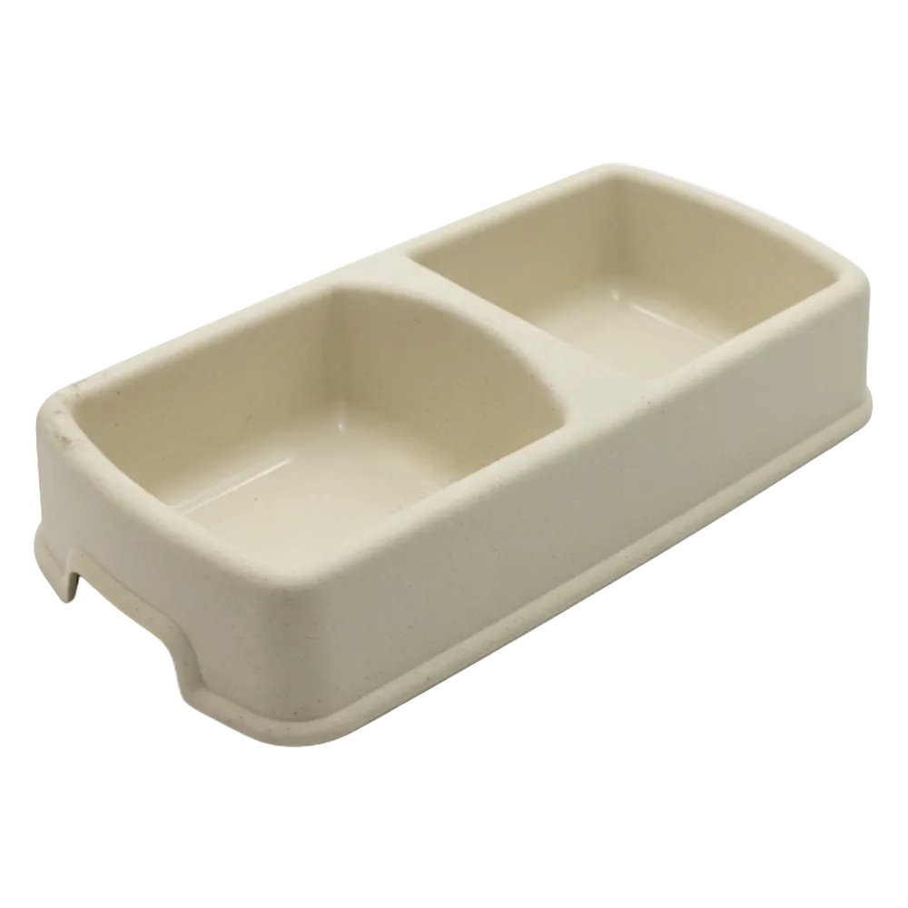 Plastic bowl for feeding dogs and cats Size Small.