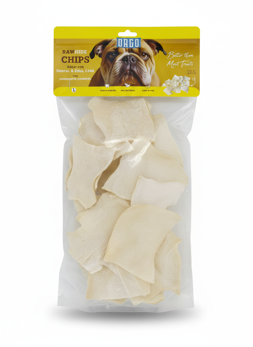Orgo Rawhide Chips Dental & Oral Care 200gm.