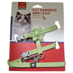Nunbell Cat Flower Harness & Leash Petfast.shop Nunbell Cat leash & Coller & Harness Supplies petfast.shop Egypt PNU6058S Green 250.00