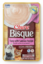 Churu Bisque tuna with salmon recipe for cats 40g.