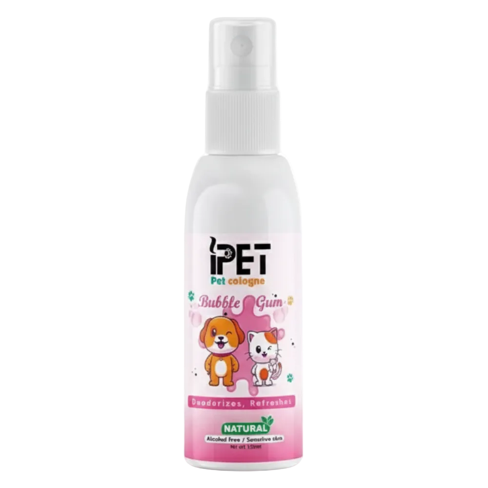 IPet Pet Cologne Bubble Gum Perfume 120ml Petfast.shop Ipet Cat Dog Grooming Kitten Puppy Shampoos & Conditioners Wipes & Waterless Grooming petfast.shop EgyptDefault Title 145.00