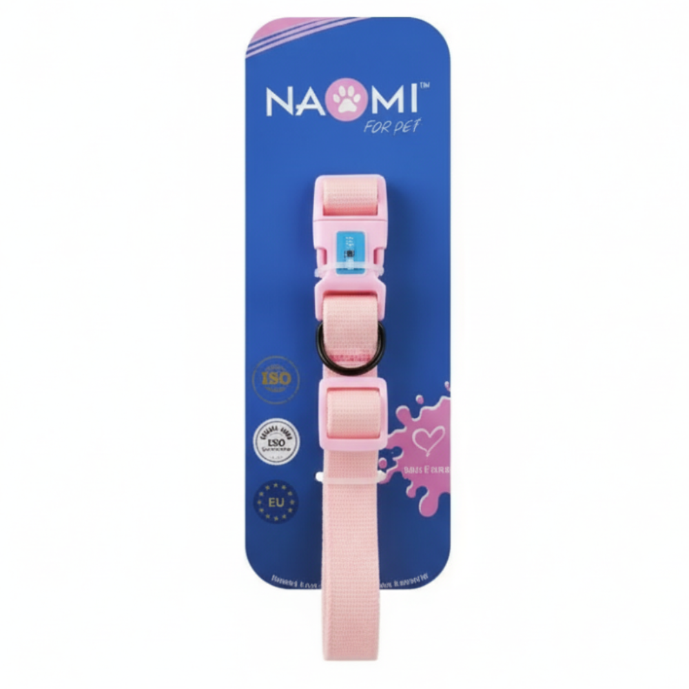Naomi Light Pink Dog Collar.