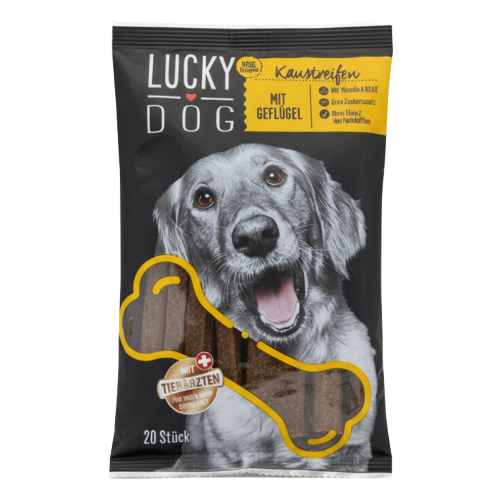 Lucky Dog Poultry -Chewables For Adult Dogs 200g.