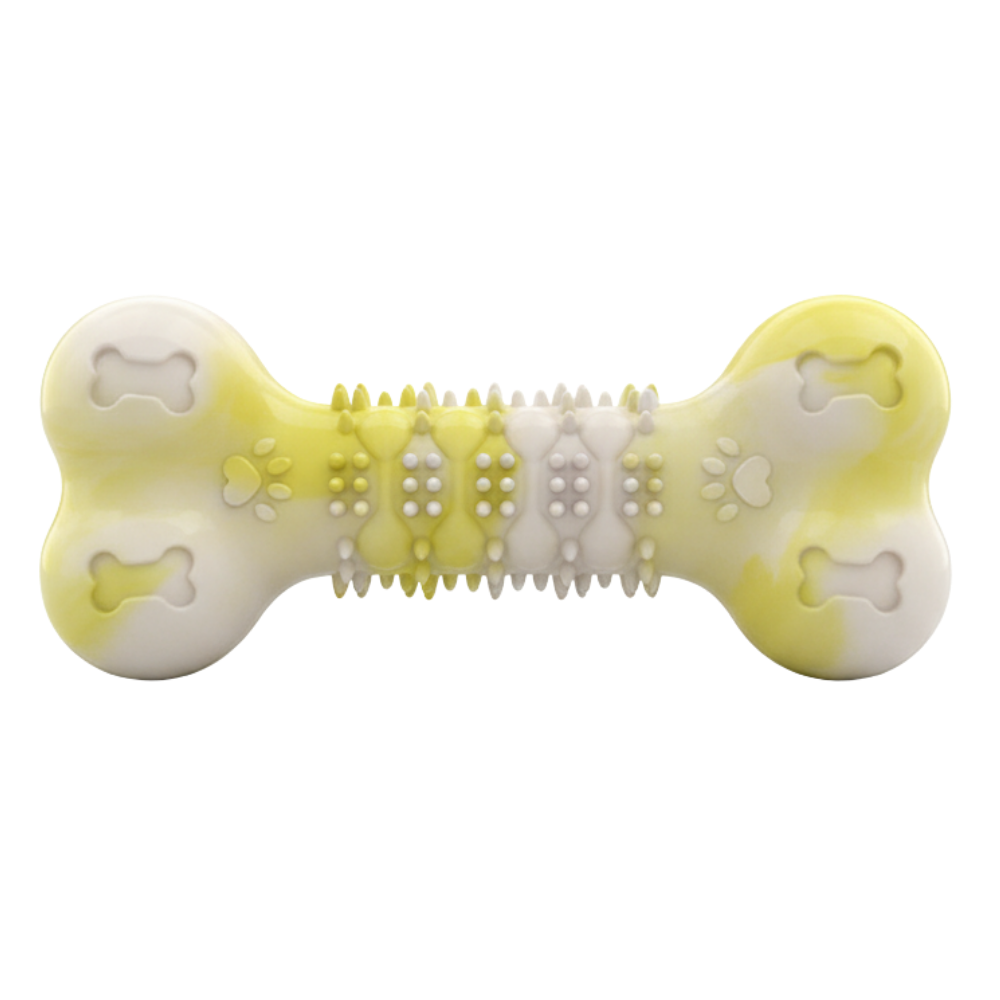 Rubber Pet Toys Bite Resistant Dog Chew Toys with Bones.