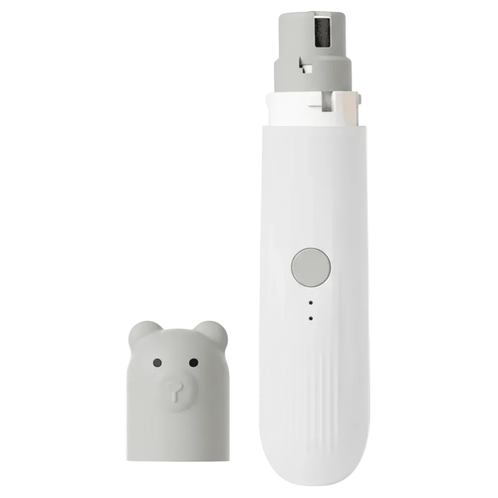 Super Quiet Electric Pet Nail Trimmer with LED Light.