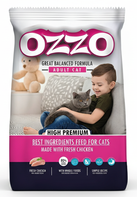 Ozzo Adult Cat Dry Food 1kg.