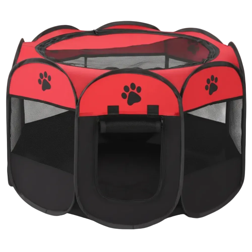 Pet Tent for Cats and Small Dogs Red Small 73x73x43 cm.