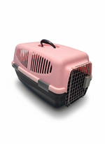 Travel Pet Box with Clips 51*23Cm Pink.