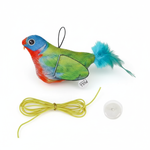 Squeaky Birds Cat Toys Simulated Elastic Birds