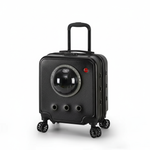 Dog Carriers with Wheels and Handle up to 10 kg Black.