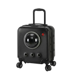 Dog Carriers with Wheels and Handle up to 10 kg Black.