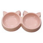 Double Plastic Feeder for Cats.