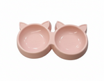Double Plastic Feeder for Cats.